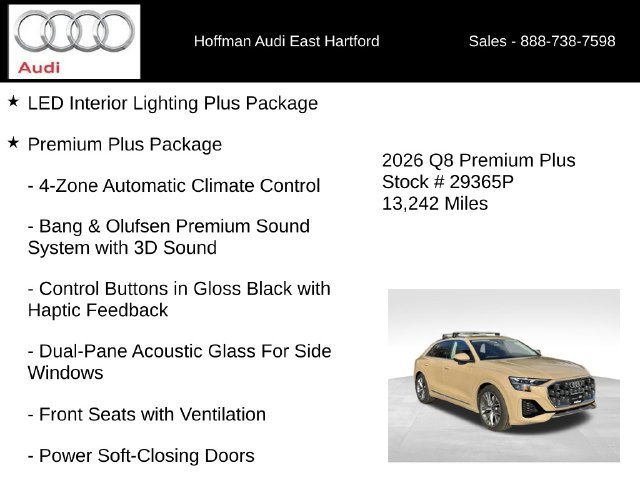 Certified 2026 Audi Q8 Premium Plus AWD/4WD image 6