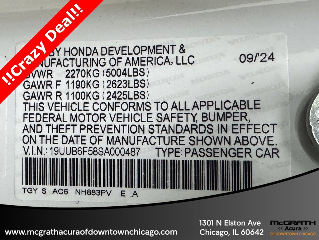 Used 2025 Acura TLX SH-AWD w/ A-SPEC Pkg image 11