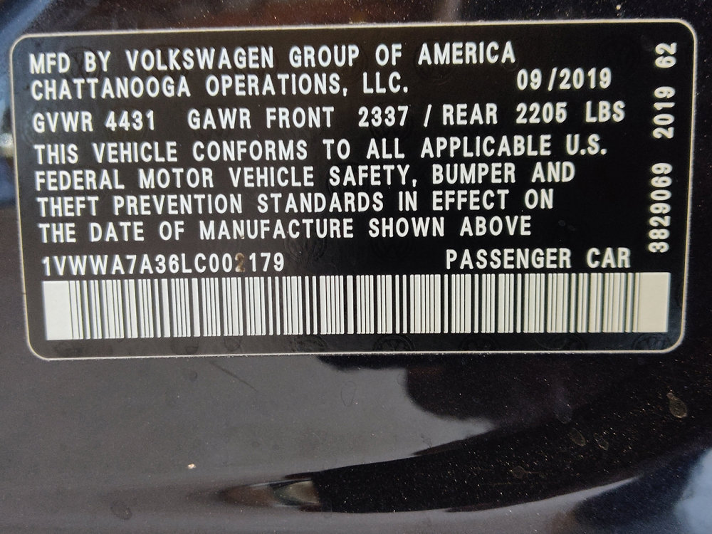 Used 2020 Volkswagen Passat 2.0T SE w/ Sunroof Package image 33