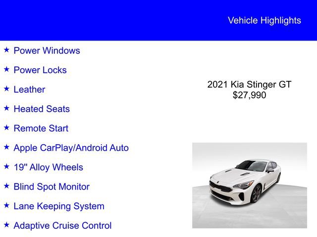 Used 2021 Kia Stinger GT image 2