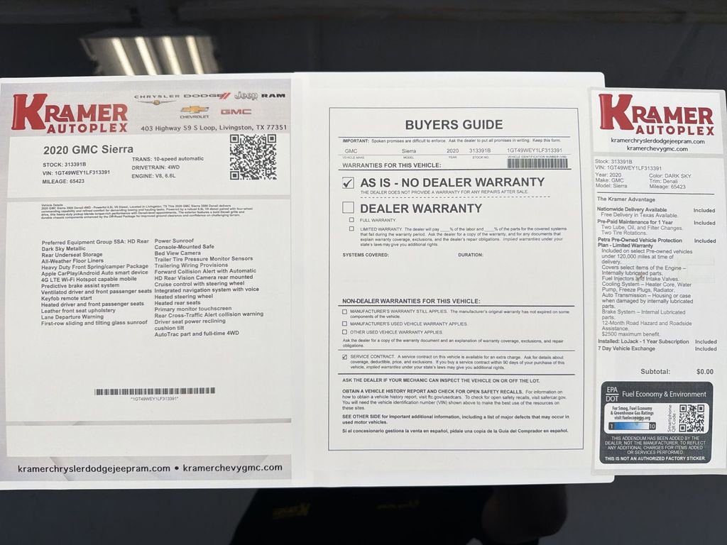 Used 2020 GMC Sierra 3500 Denali AWD/4WD image 35
