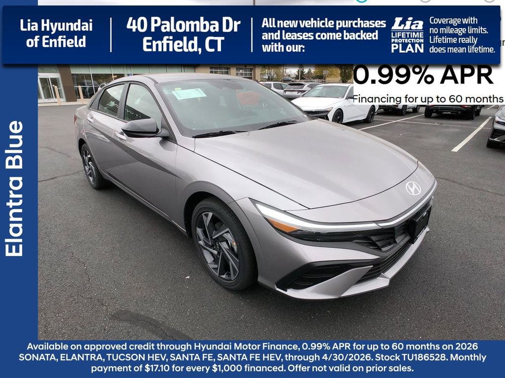 New 2026 Hyundai Elantra Blue FWD image 1
