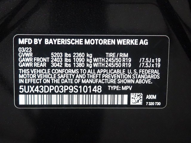 Used 2023 BMW X3 sDrive30i w/ Premium Package RWD image 76