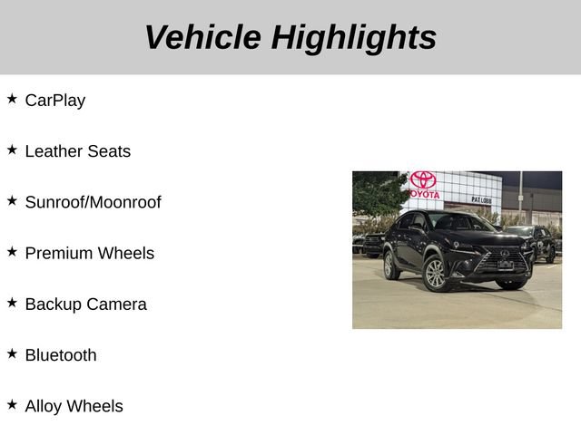 Used 2020 Lexus NX 300 FWD w/ Comfort Package image 5