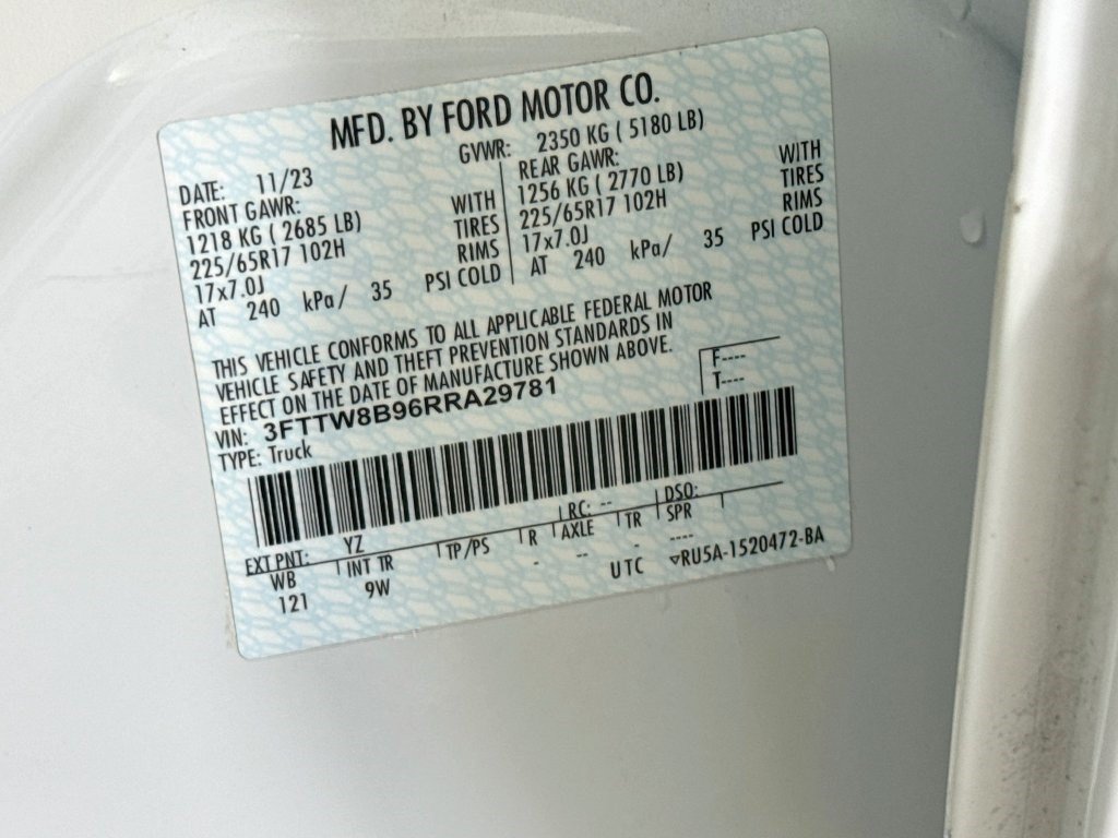 Used 2024 Ford Maverick XL w/ Equipment Group 100A Standard AWD/4WD image 38