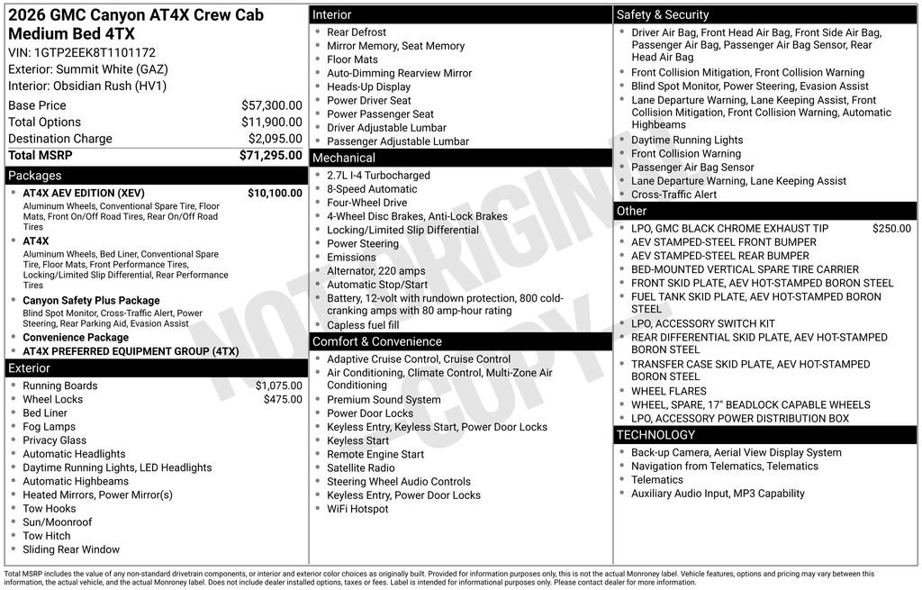 New 2026 GMC Canyon AT4X w/ AT4X AEV Edition image 52