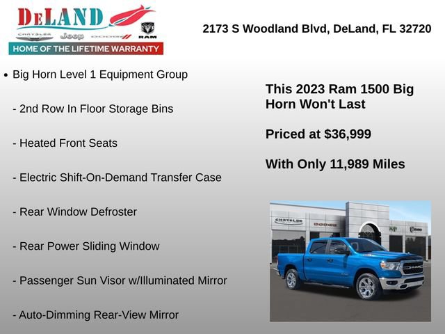Used 2023 RAM 1500 Big Horn AWD/4WD image 6