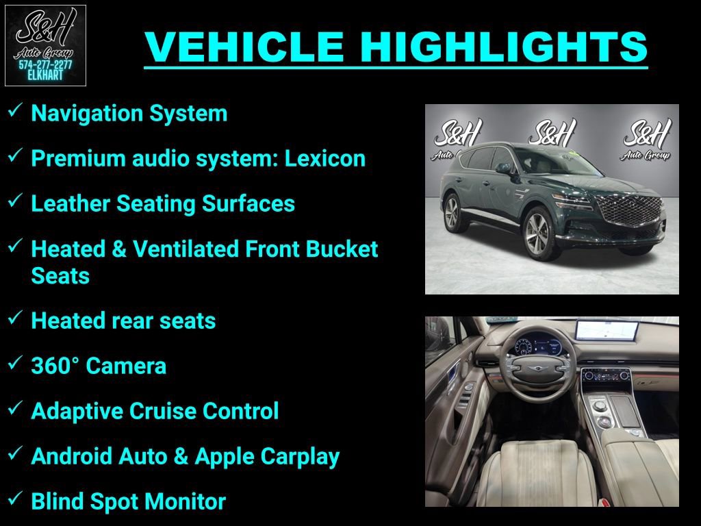 Used 2023 Genesis GV80 3.5T Advanced + image 3