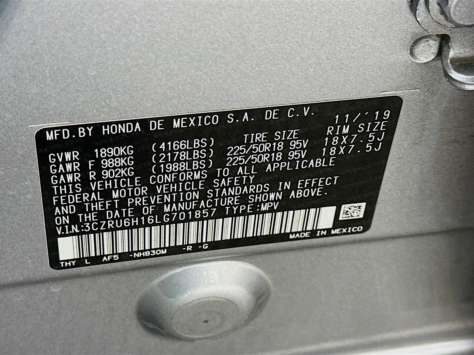 Used 2020 Honda HR-V Sport image 12