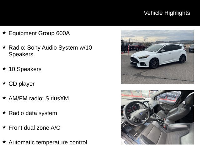 Used 2017 Ford Focus RS AWD/4WD image 7