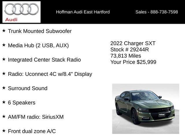 Used 2022 Dodge Charger SXT w/ Blacktop Package image 18