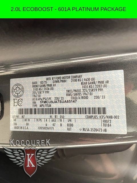 Used 2025 Ford Escape Platinum image 26