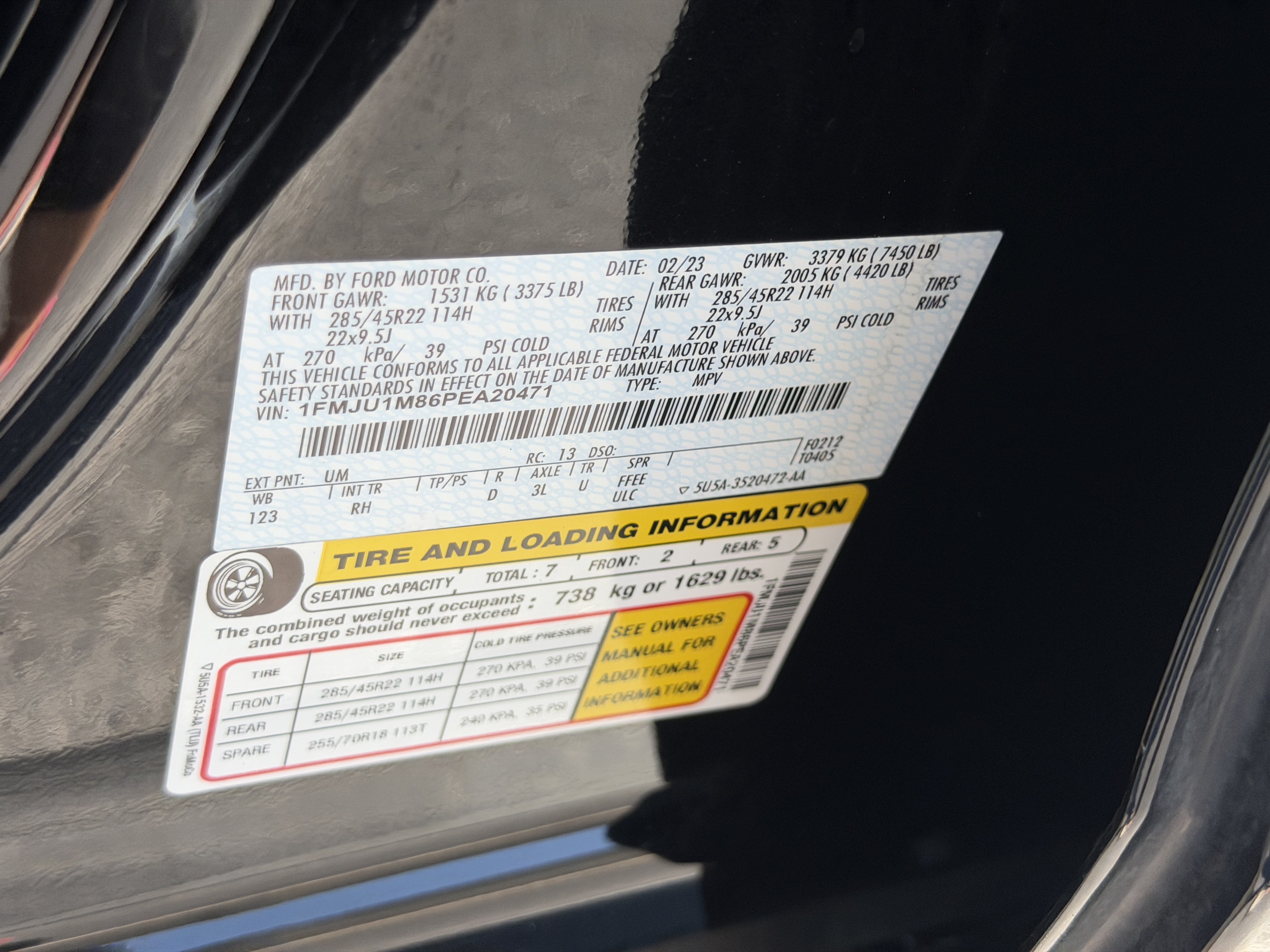 Used 2023 Ford Expedition Platinum AWD/4WD image 36
