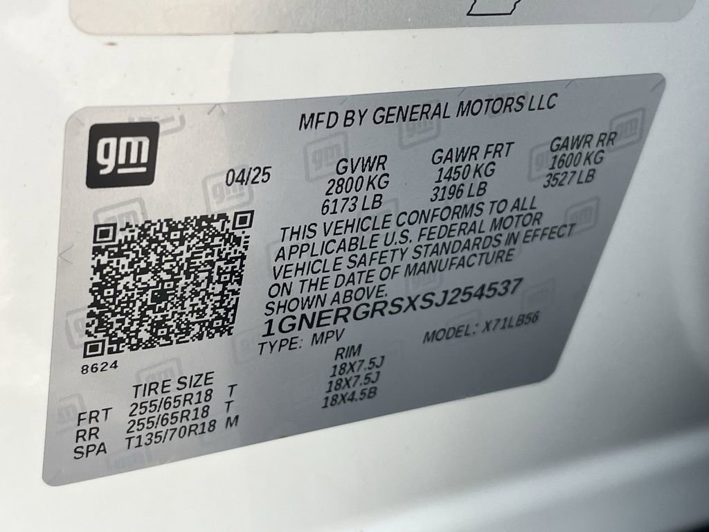 New 2025 Chevrolet Traverse LT image 34