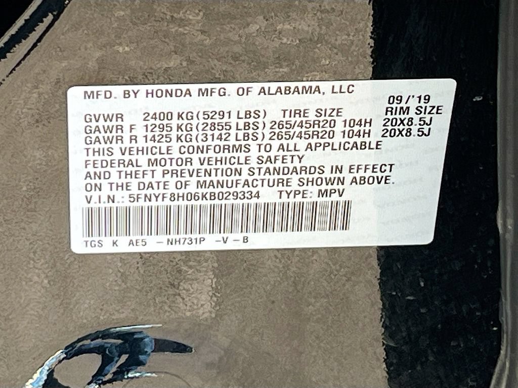 Used 2019 Honda Passport Elite image 33