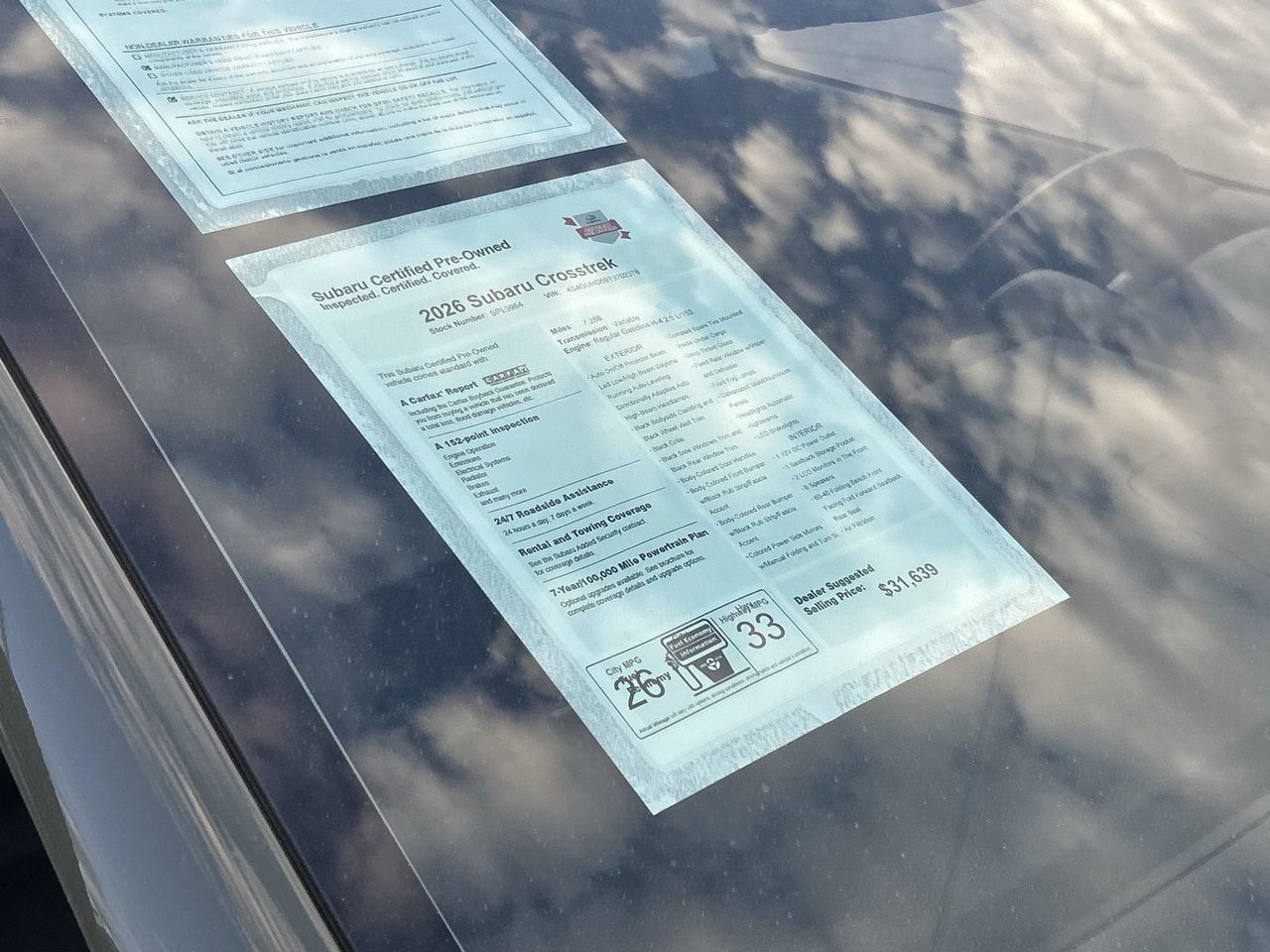 Certified 2026 Subaru Crosstrek 2.5i Premium AWD/4WD image 6