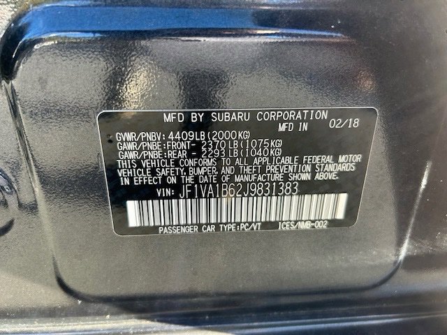 Used 2018 Subaru WRX Premium w/ Performance Package AWD/4WD image 20