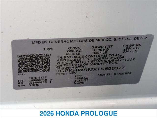 New 2026 Honda Prologue Touring image 26