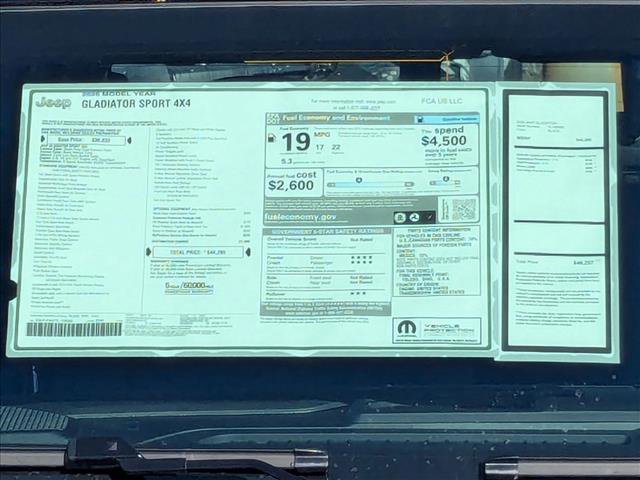 New 2026 Jeep Gladiator Sport image 17