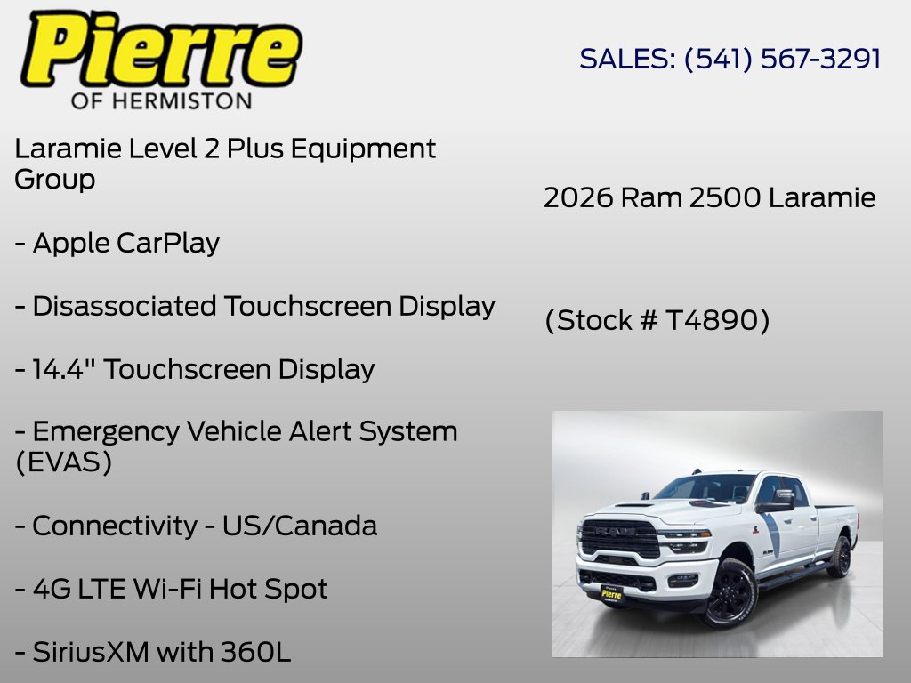 New 2026 RAM 2500 Laramie AWD/4WD image 36
