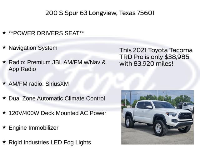 Used 2021 Toyota Tacoma TRD Pro AWD/4WD image 25