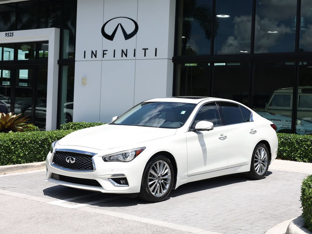 Certified 2023 INFINITI Q50 Luxe w/ Cargo Package RWD image 1