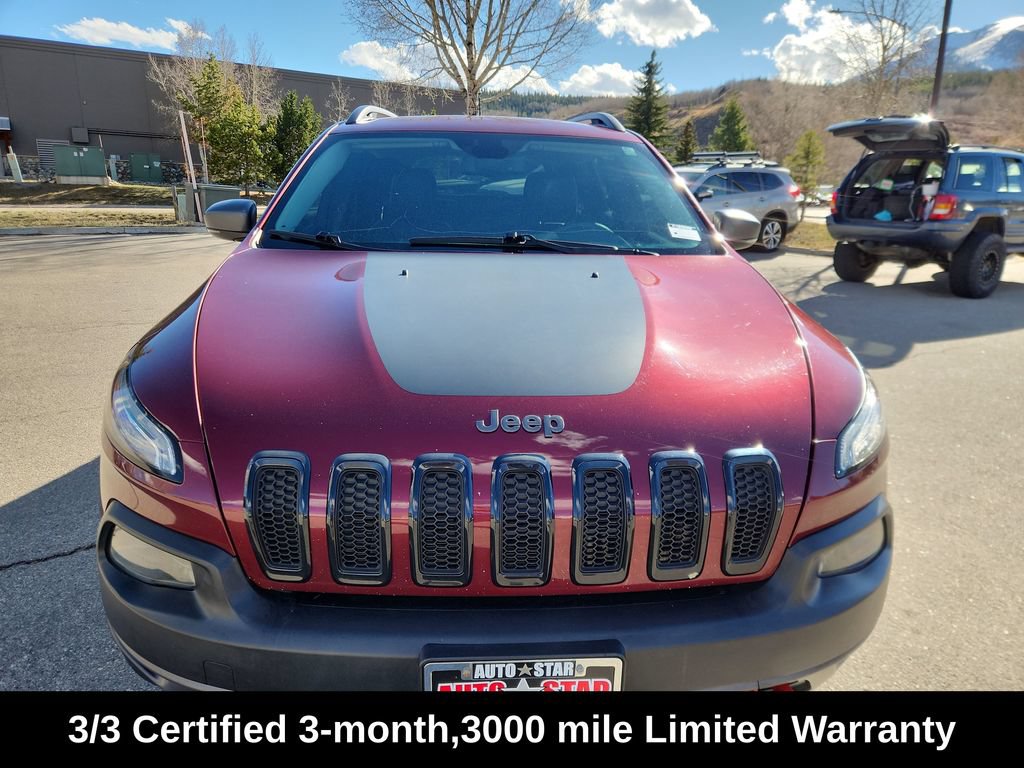 Used 2018 Jeep Cherokee Trailhawk w/ Quick Order Package 27L AWD/4WD image 10