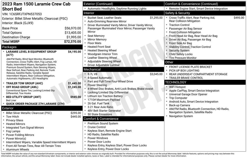 Used 2023 RAM 1500 Laramie image 38