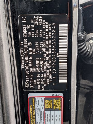 Used 2019 Kia Sorento SX image 16