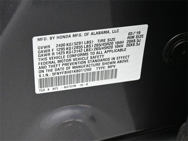 Used 2019 Honda Passport Elite image 18