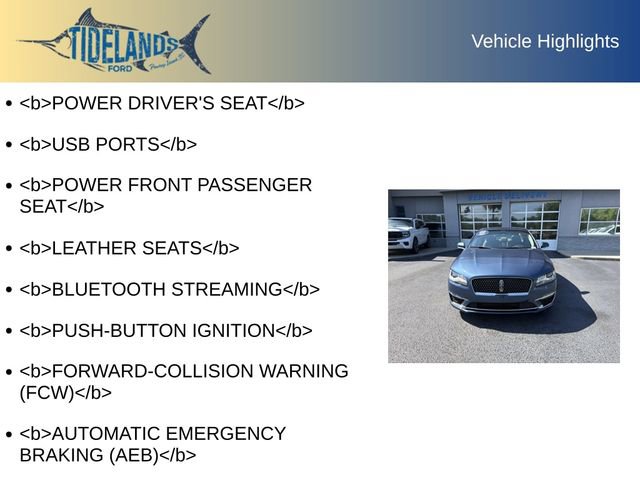 Used 2018 Lincoln MKZ Reserve w/ Technology Package FWD image 12