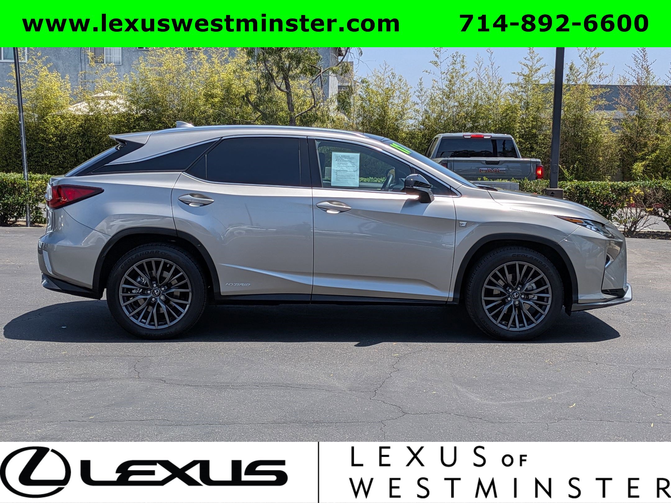 Used 2017 Lexus RX 450h F Sport w/ Accessory Package AWD/4WD image 7