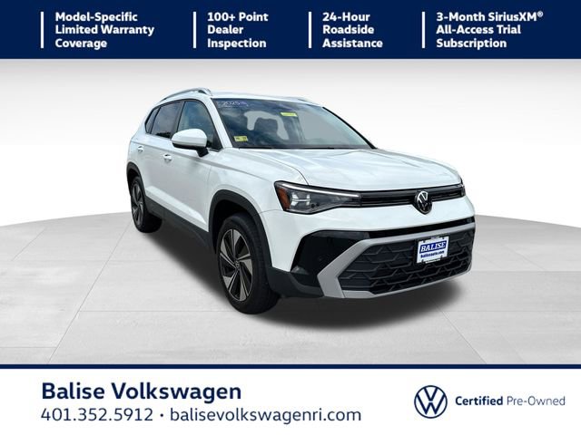 Certified 2025 Volkswagen Taos SE w/ Panoramic Sunroof Package AWD/4WD image 1