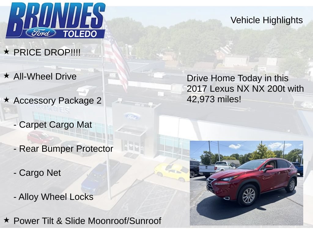 Used 2017 Lexus NX 200t AWD w/ Accessory Package 2 image 5