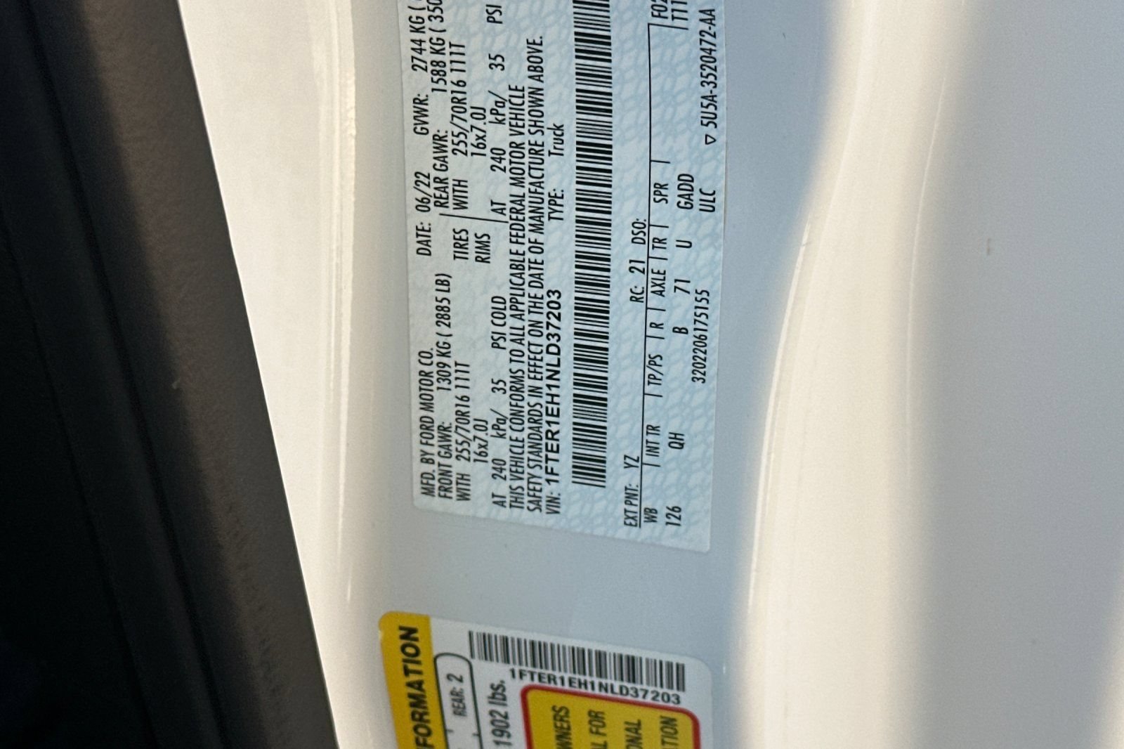 Certified 2022 Ford Ranger XL w/ XL Power Equipment Group RWD image 28