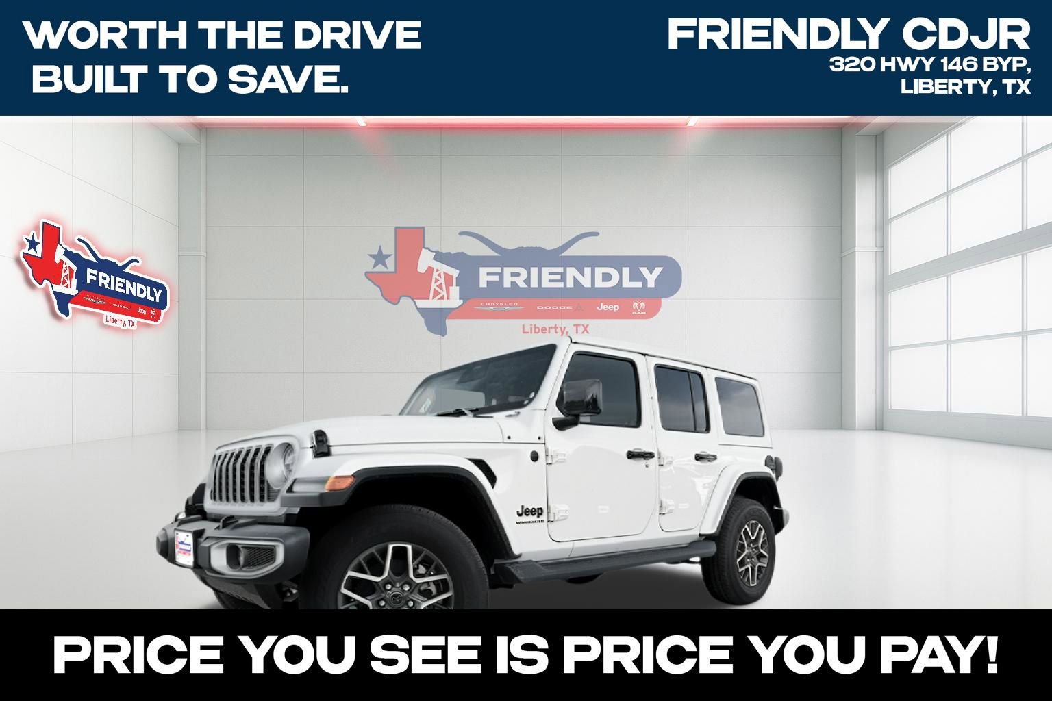 New 2025 Jeep Wrangler Unlimited Sahara AWD/4WD image 1