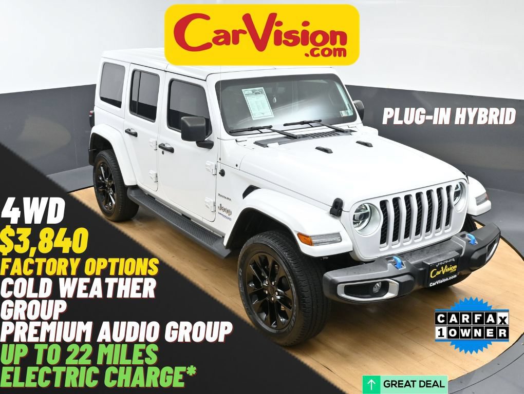 Used 2022 Jeep Wrangler Unlimited Sahara w/ Cold Weather Group AWD/4WD image 1