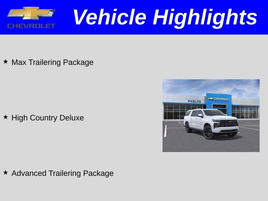 New 2026 Chevrolet Suburban High Country image 2