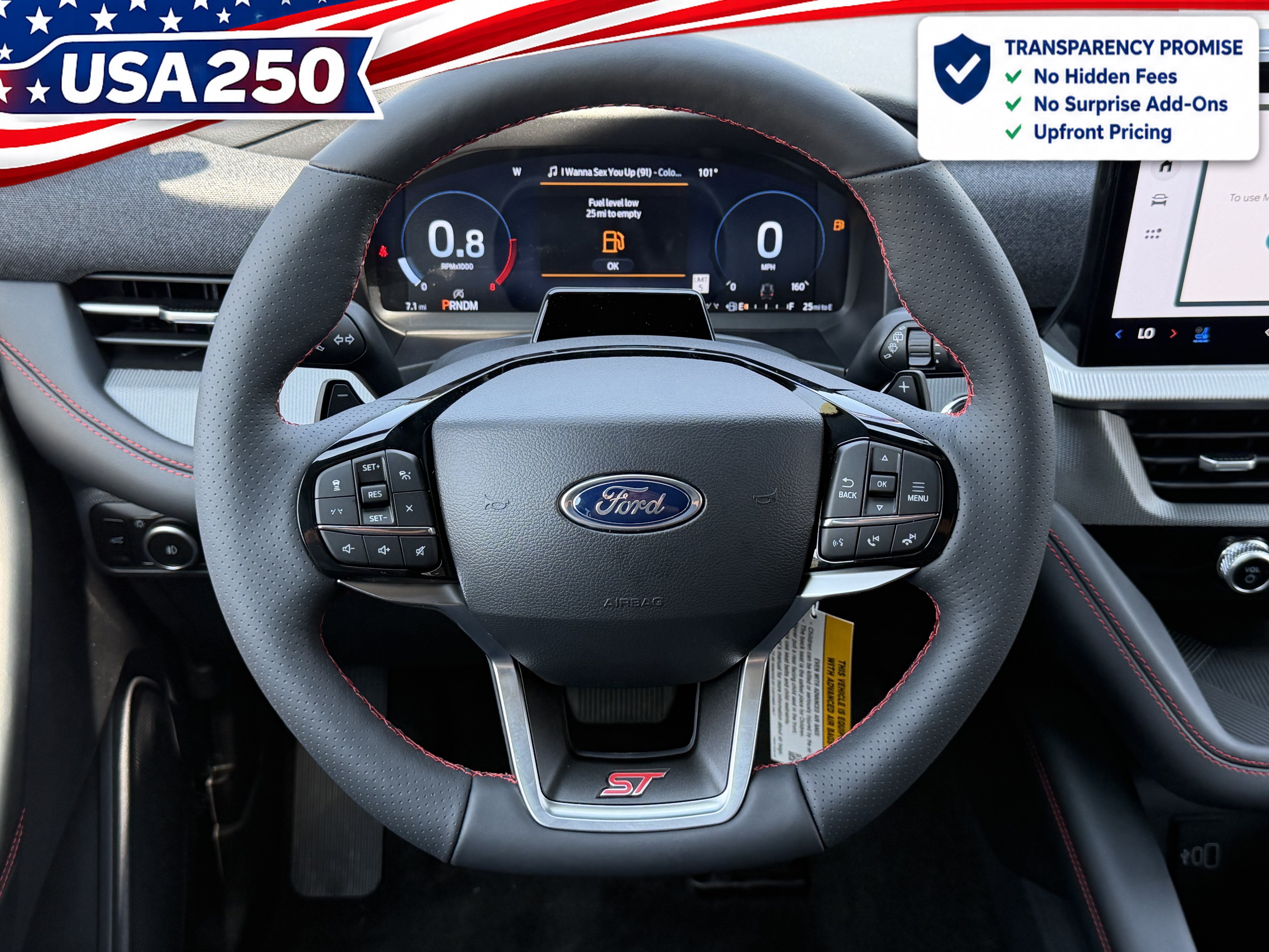 New 2026 Ford Explorer ST w/ Sun And Sound Package AWD/4WD image 13