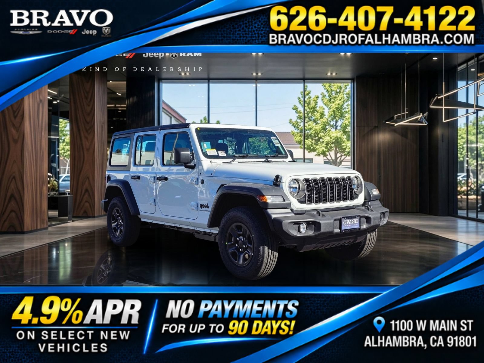 New 2026 Jeep Wrangler Unlimited Sport