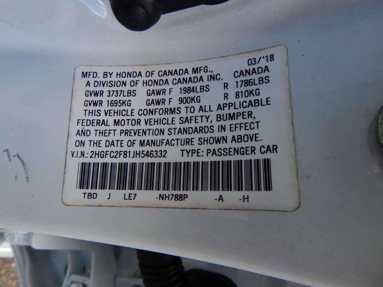 Used 2018 Honda Civic EX image 17