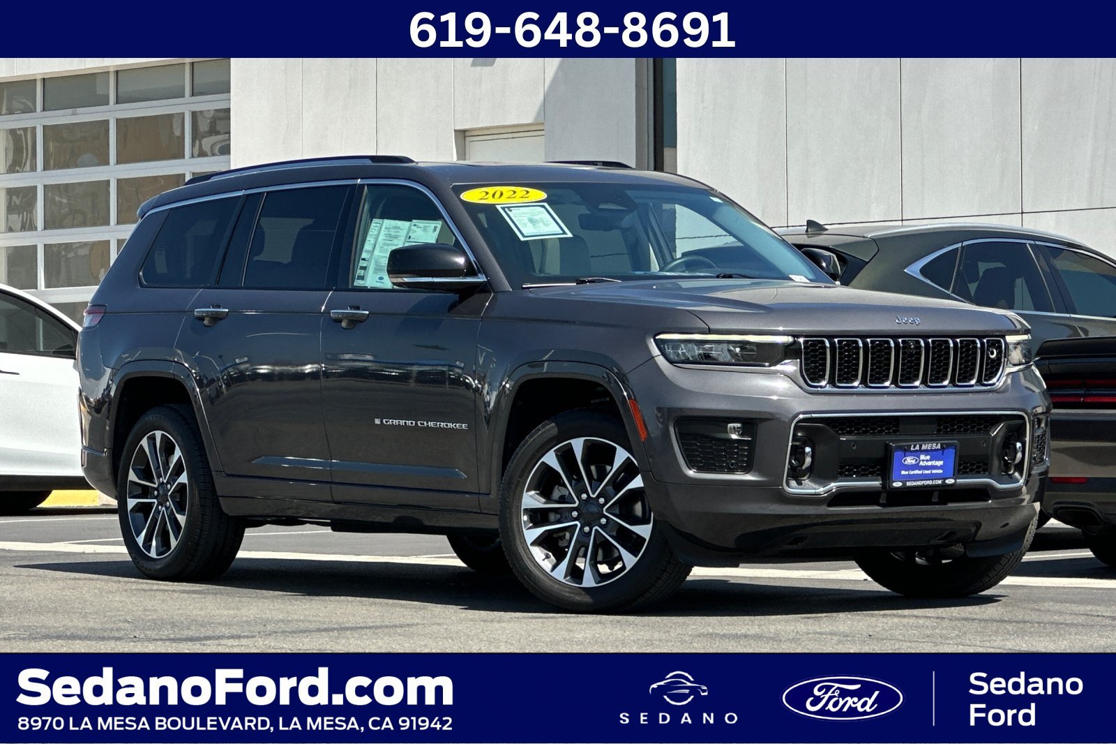 Used 2022 Jeep Grand Cherokee L Overland w/ Advanced Protech Group III AWD/4WD image 1