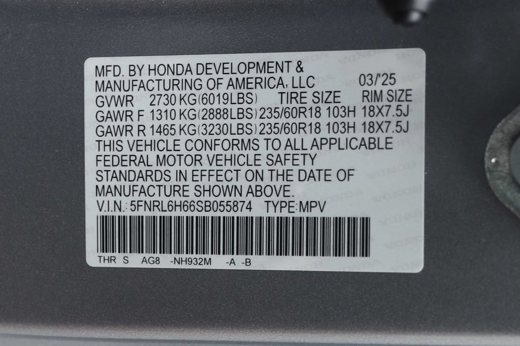 Used 2025 Honda Odyssey EX-L image 30