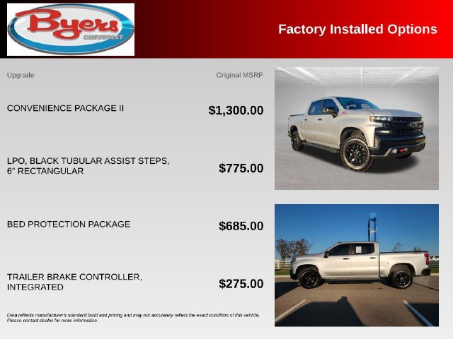 Used 2021 Chevrolet Silverado 1500 LT Trail Boss w/ Convenience Package II AWD/4WD image 10