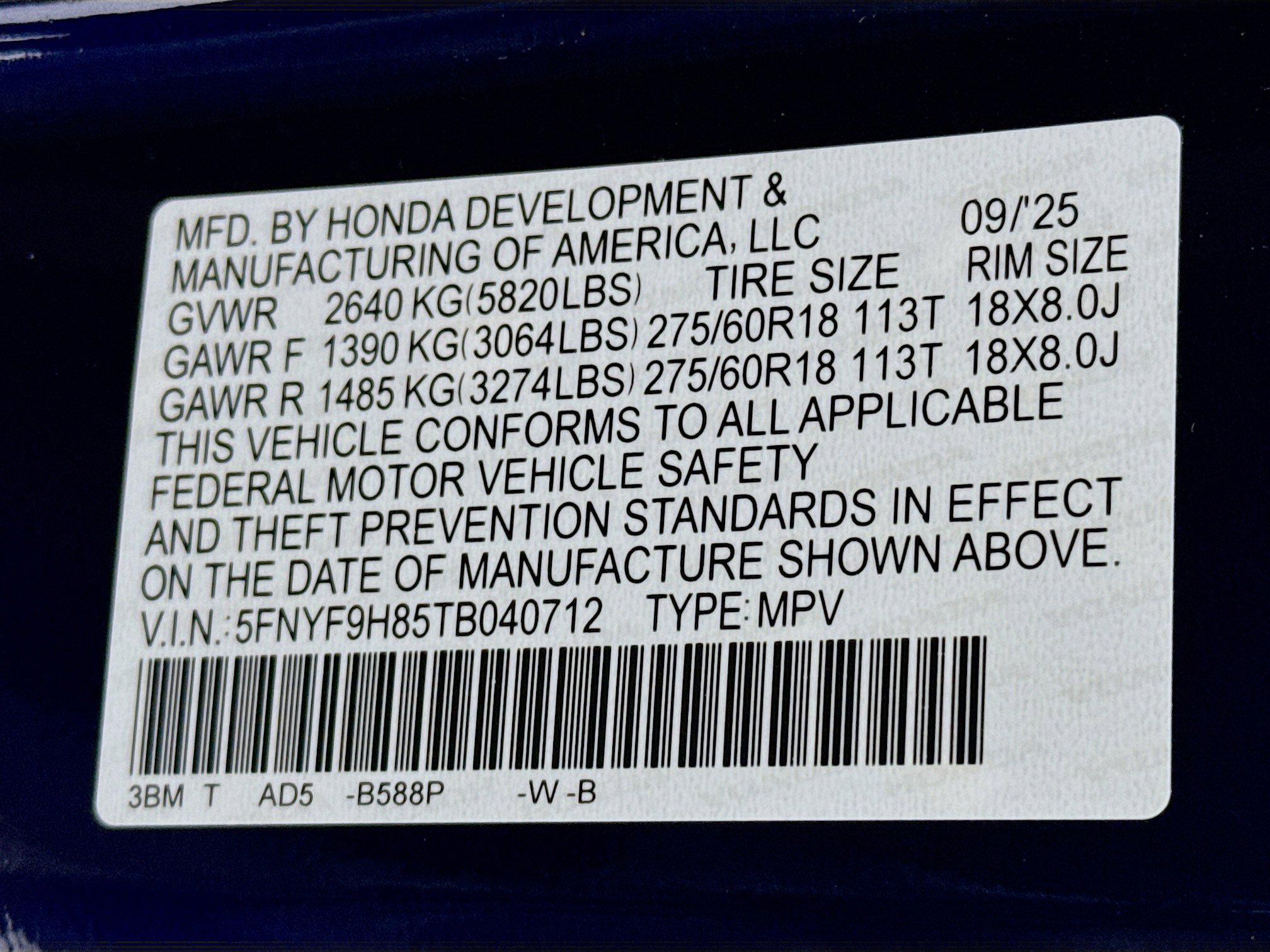 New 2026 Honda Passport TrailSport Elite image 34