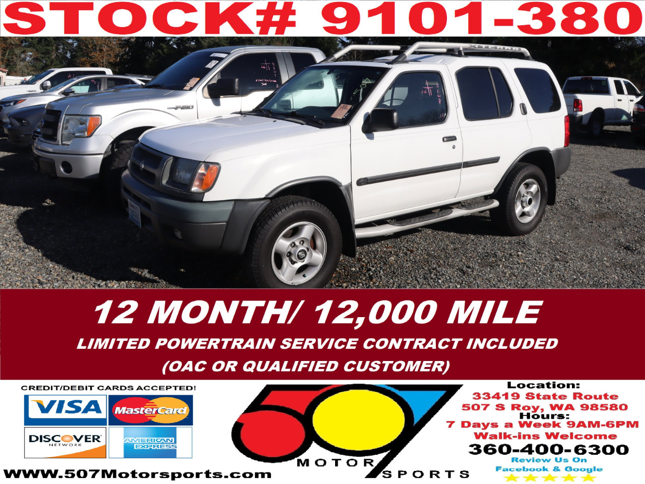 Used 2001 Nissan Xterra SE