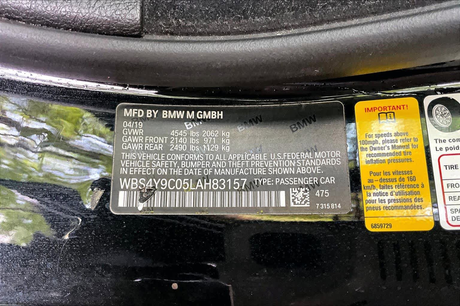 Used 2020 BMW M4 Coupe w/ Competition Package RWD image 31