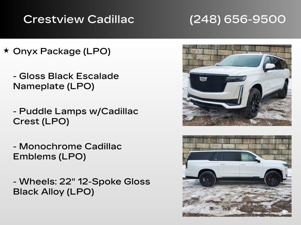 Certified 2024 Cadillac Escalade ESV Sport w/ LPO, ONYX Package image 30