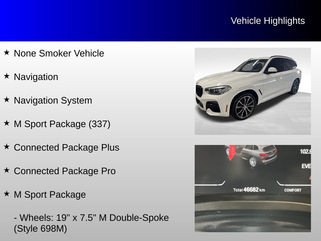 Used 2021 BMW X3 xDrive30i image 3