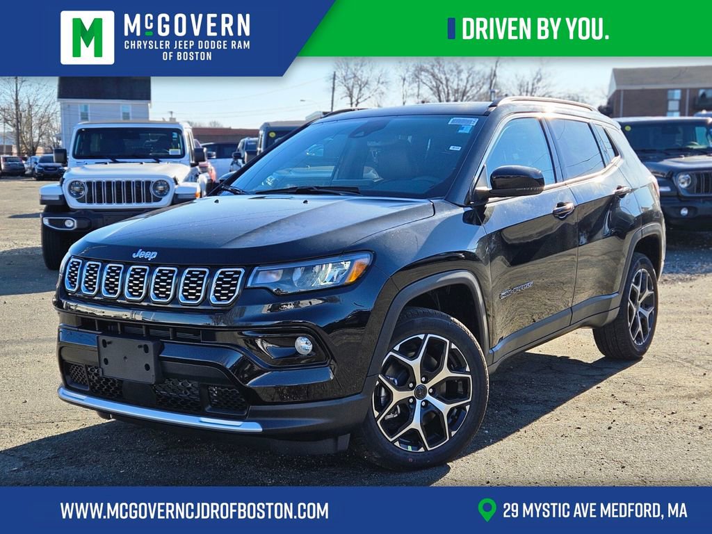 New 2026 Jeep Compass Limited w/ Sun, Sound & Navigation Group